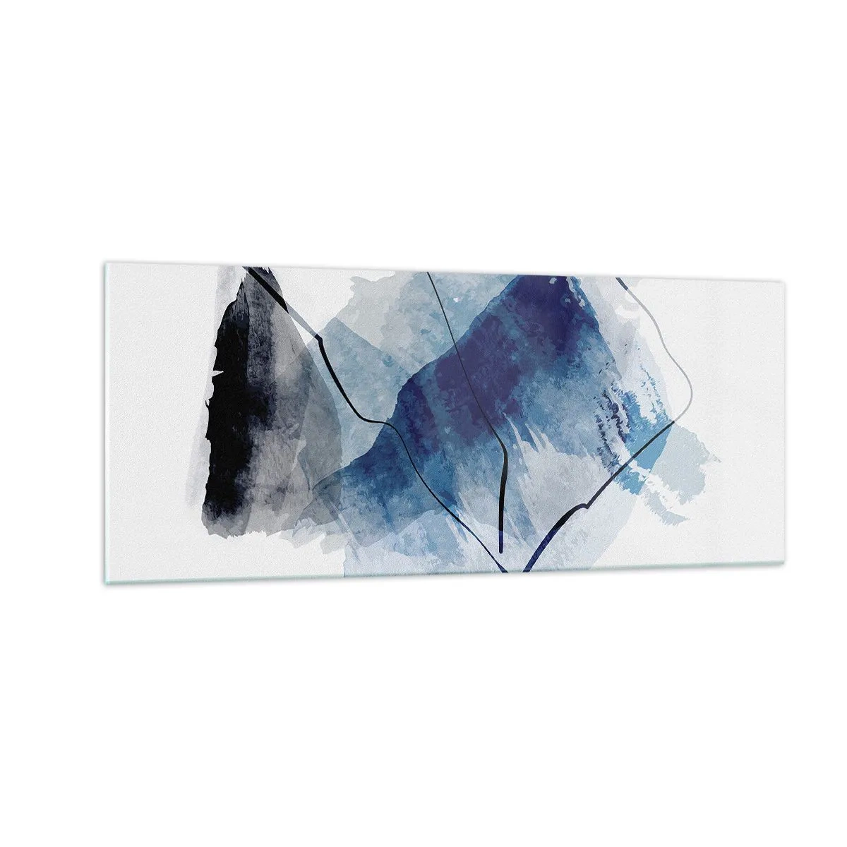 Obraz na skle - Ledová hora - 100x40 cm