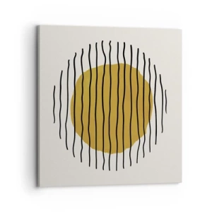 Obraz na plátně - Abstrakce chvějící se žárem - 70x70 cm