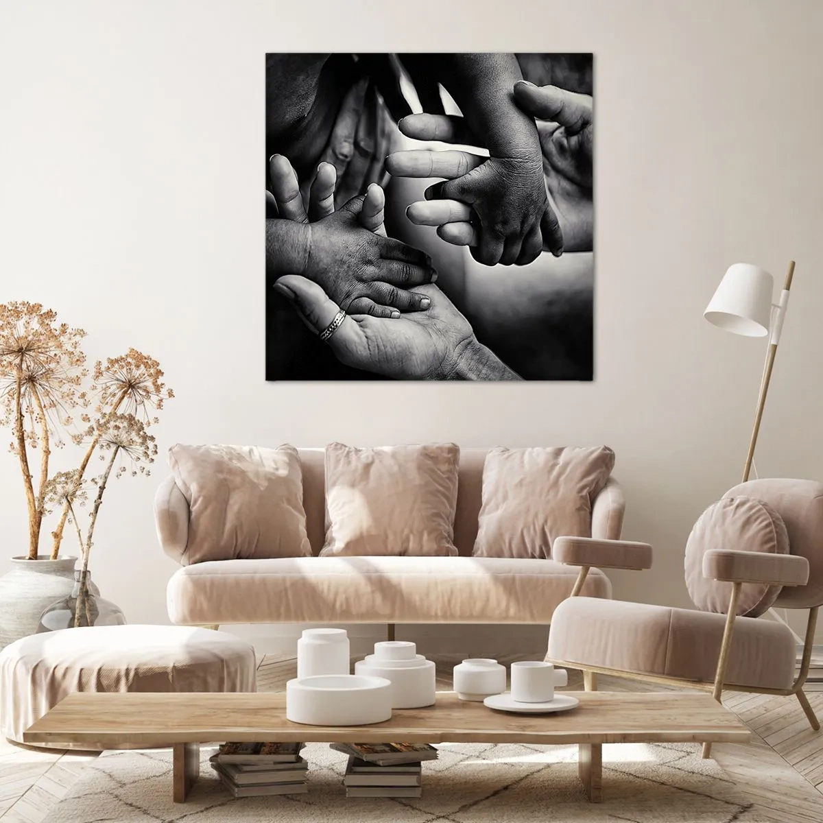 Obraz na plátně - Být člověkem - 70x70 cm