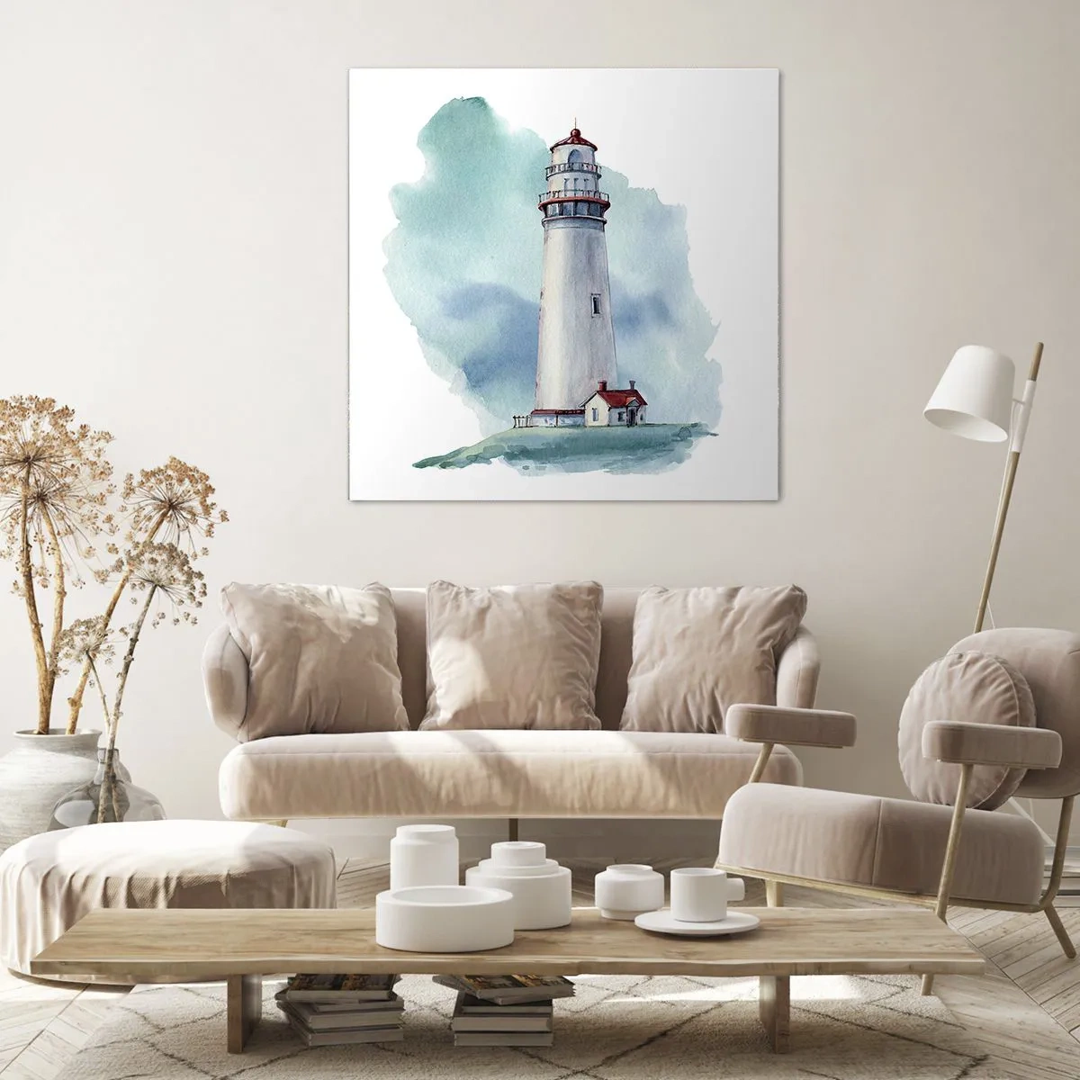 Obraz na plátně - Něžná sestra blankytu - 70x70 cm