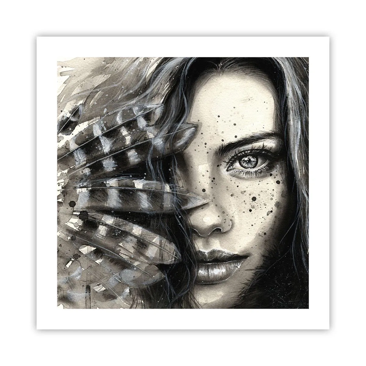 Plakát - Divoká krása - 50x50 cm
