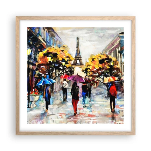 Plakát v rámu světlý dub - Na podzim zvlášť krásný - 50x50 cm