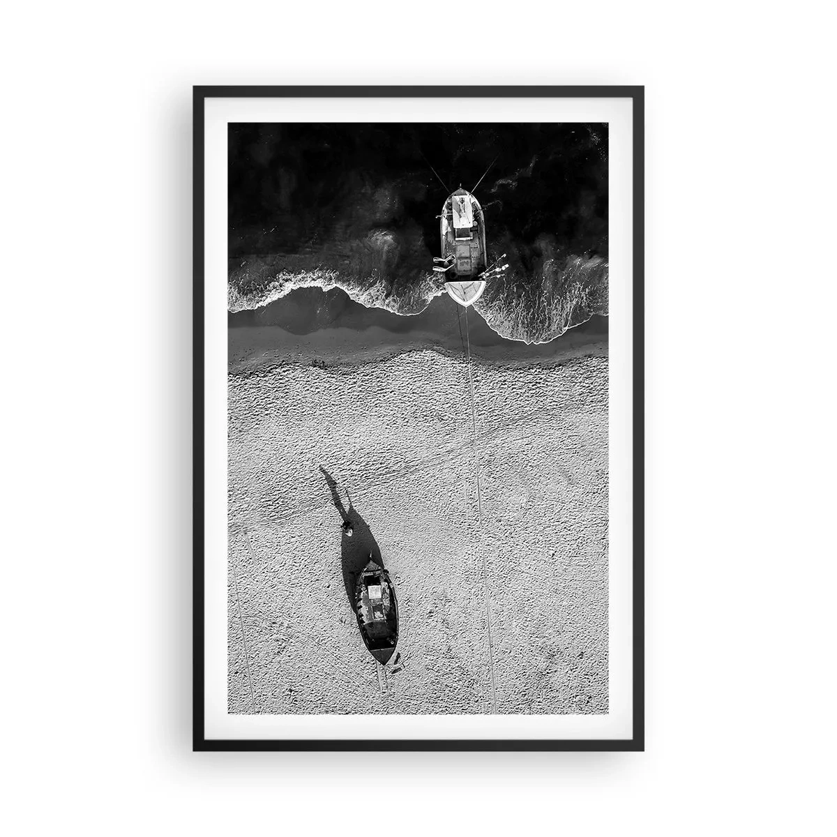 Plakát v černém rámu - Ještě na břehu… - 61x91 cm