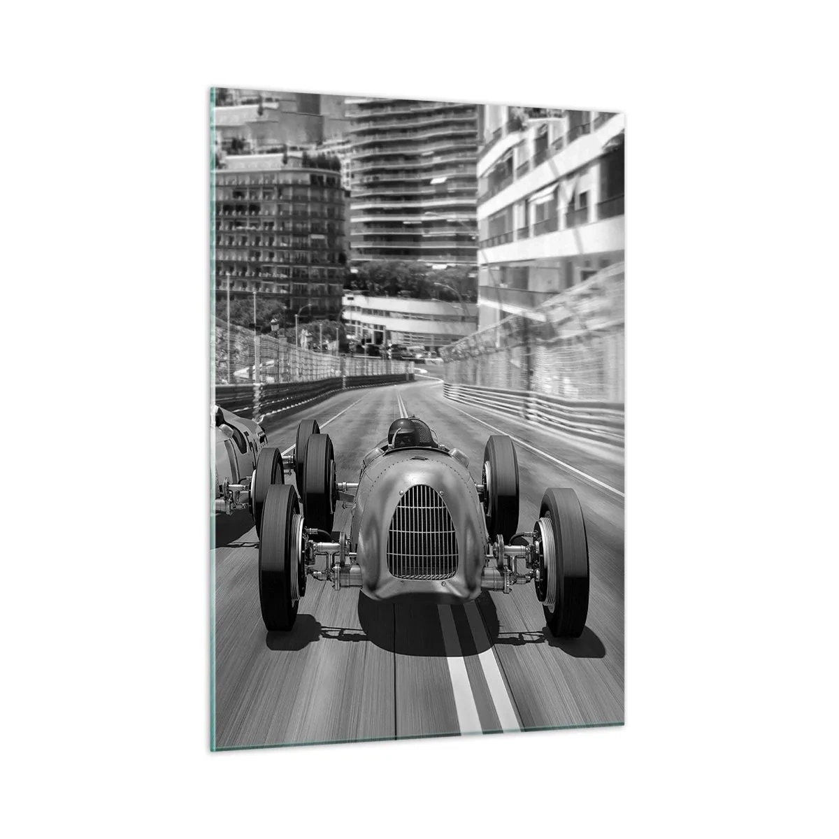 Obraz na skle - Kdysi dávno v Monte Carlu - 50x70 cm