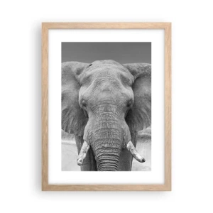 Plakát v rámu světlý dub - Vítejte v mém světě - 30x40 cm