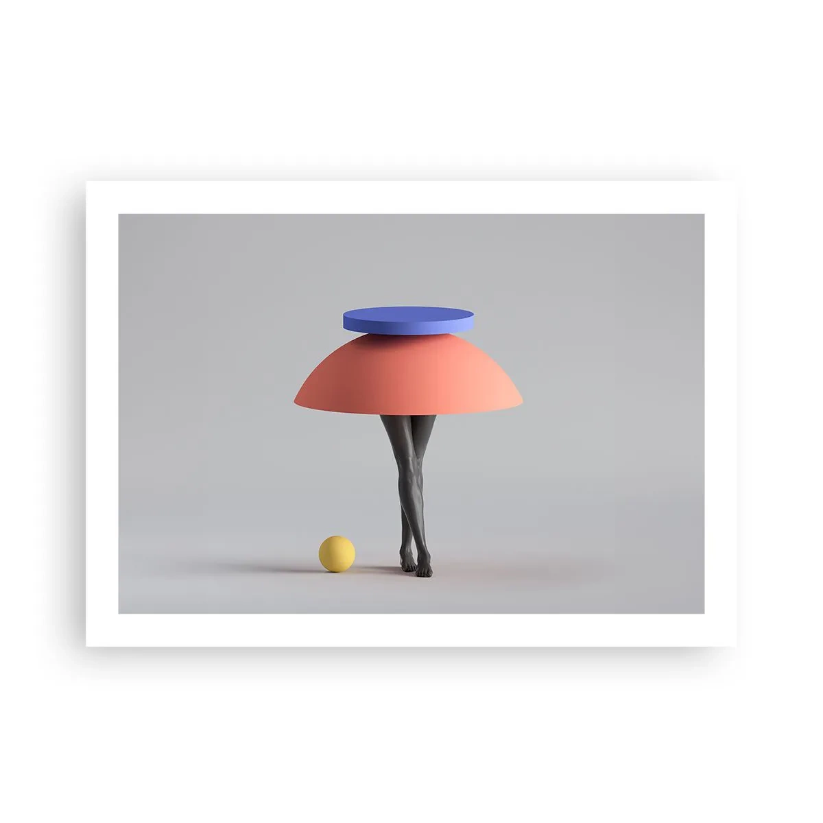 Plakát - Surrealistická kompozice - 70x50 cm