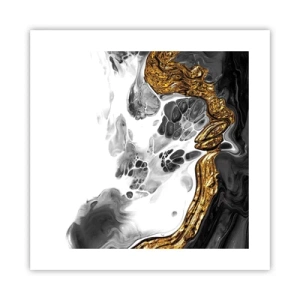 Plakát - Organická kompozice - 40x40 cm