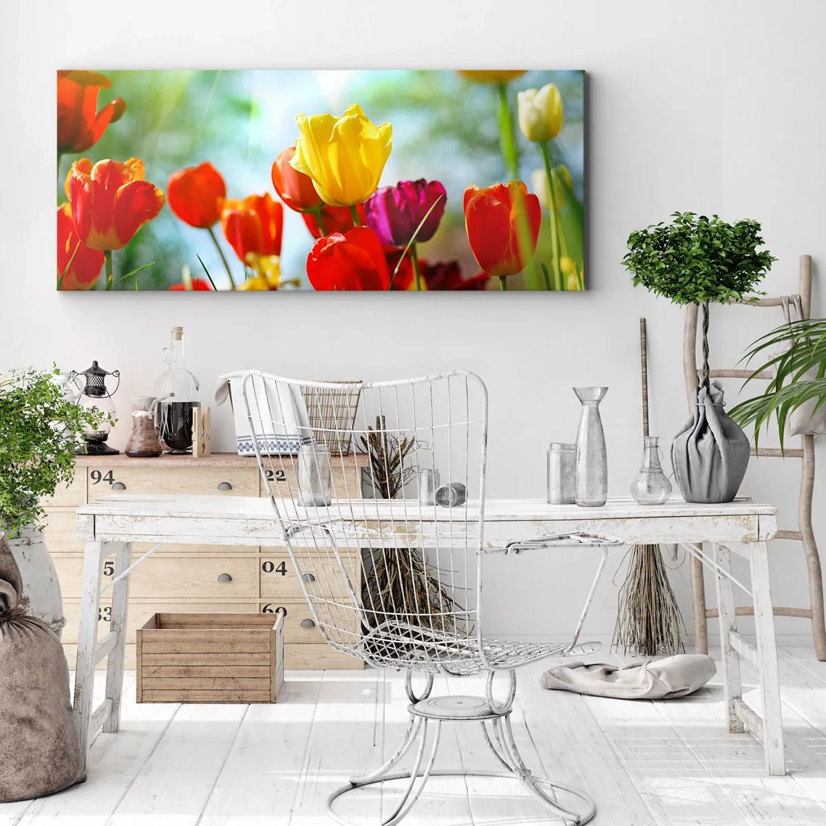 Obraz na plátně - Všechny barvy slunce - 100x40 cm
