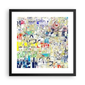 Plakát v černém rámu - Prostě potěší oči - 40x40 cm