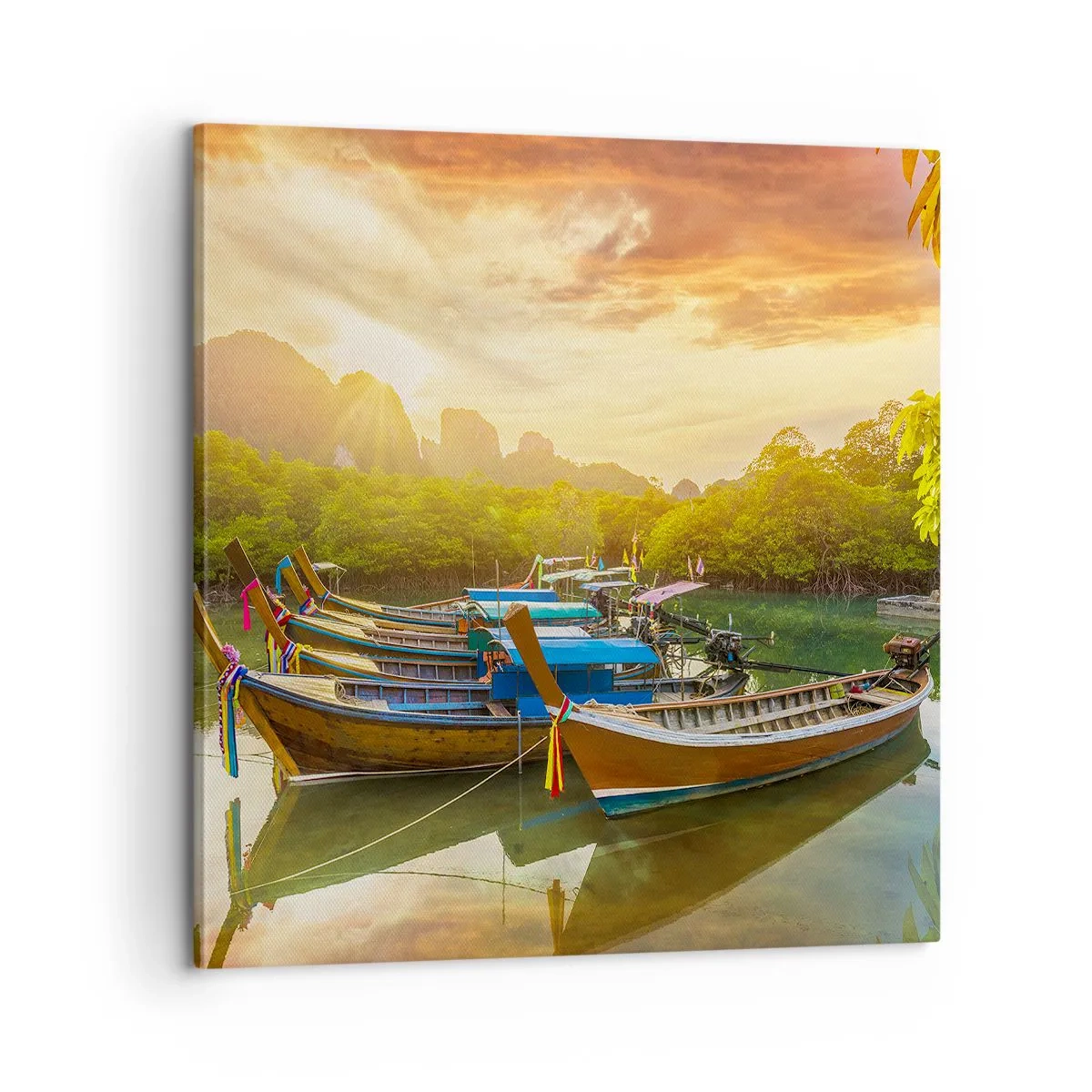 Obraz na plátně - Před rušným dnem - 60x60 cm