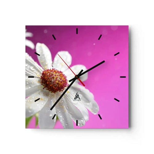 Nástěnné hodiny - Skromný ve své kráse - 30x30 cm