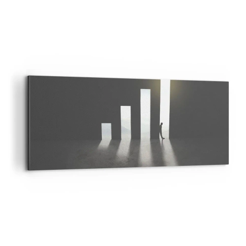 Obraz na plátně - Úspěch – imprese - 100x40 cm