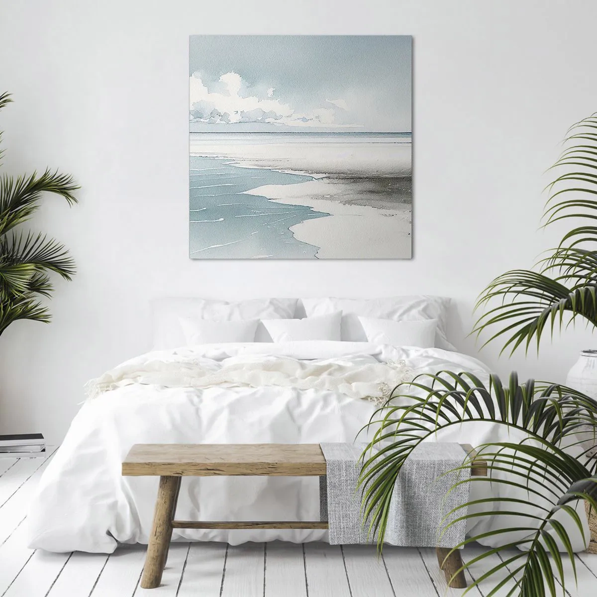 Obraz na plátně - Jemný příliv - 70x70 cm