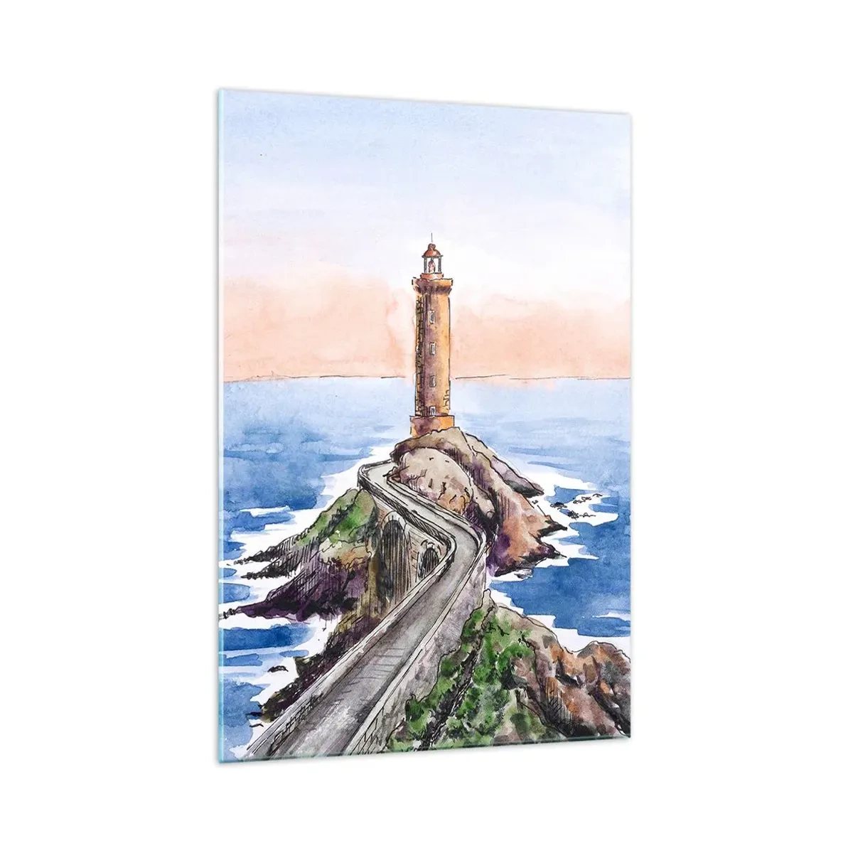 Obraz na skle - Tváří v tvář moři - 70x100 cm