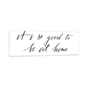 Obraz na skle - Celá pravda - 160x50 cm