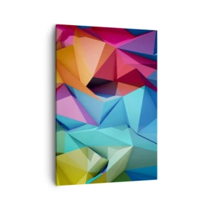 Obraz na plátně - Duhové origami - 50x70 cm
