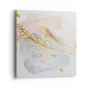 Obraz na plátně - Zlatý závan - 40x40 cm