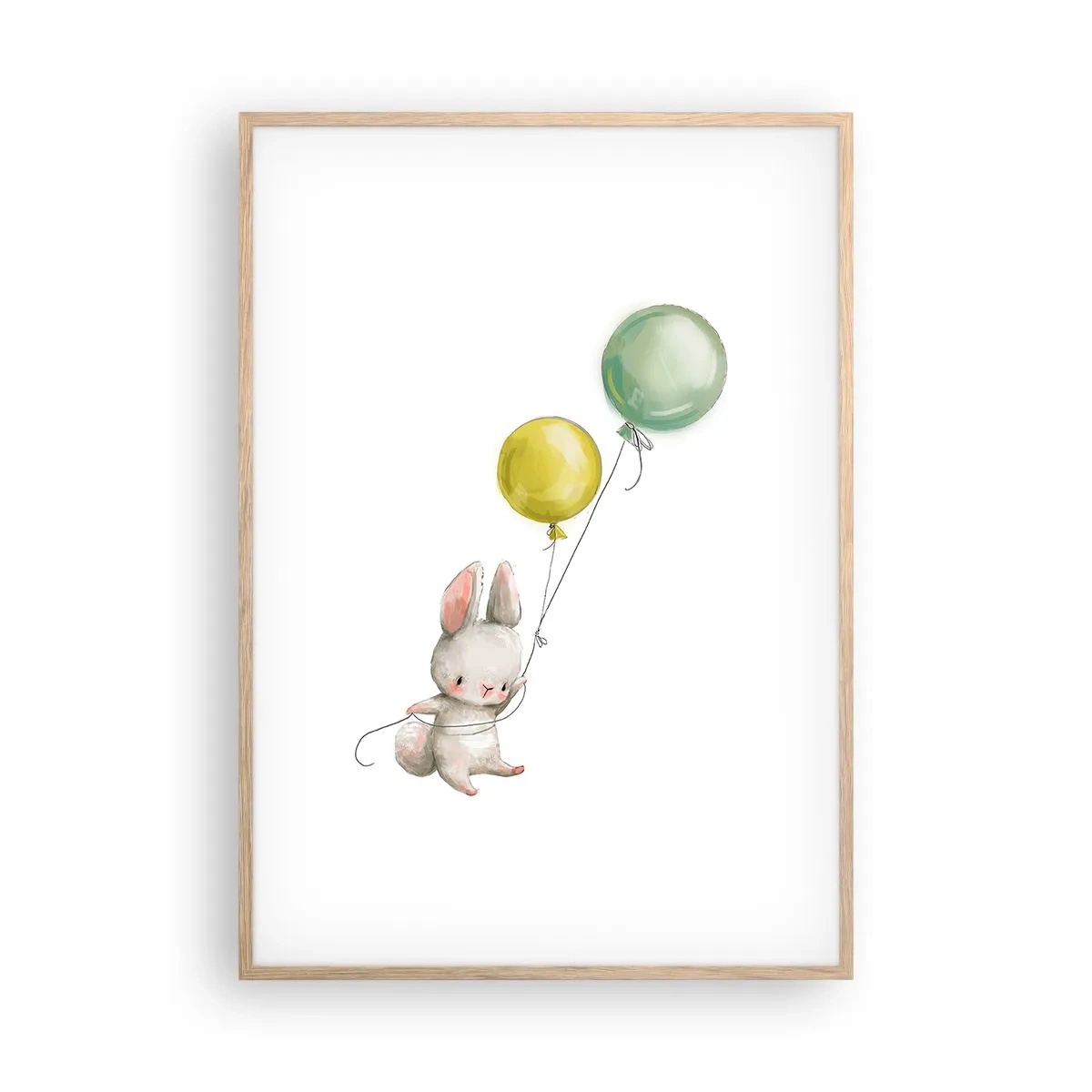 Plakát v rámu světlý dub - Já poletím také! - 70x100 cm