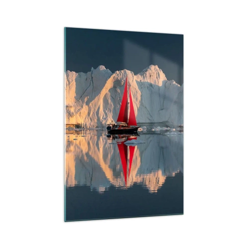 Obraz na skle - Na okraji světa - 70x100 cm