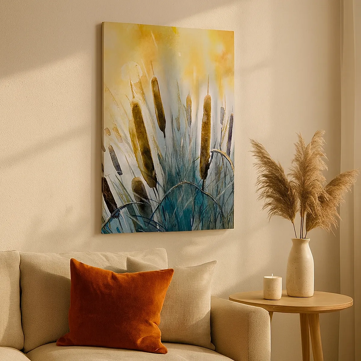 Obraz na plátně - Chlad vody, žár slunce - 50x70 cm