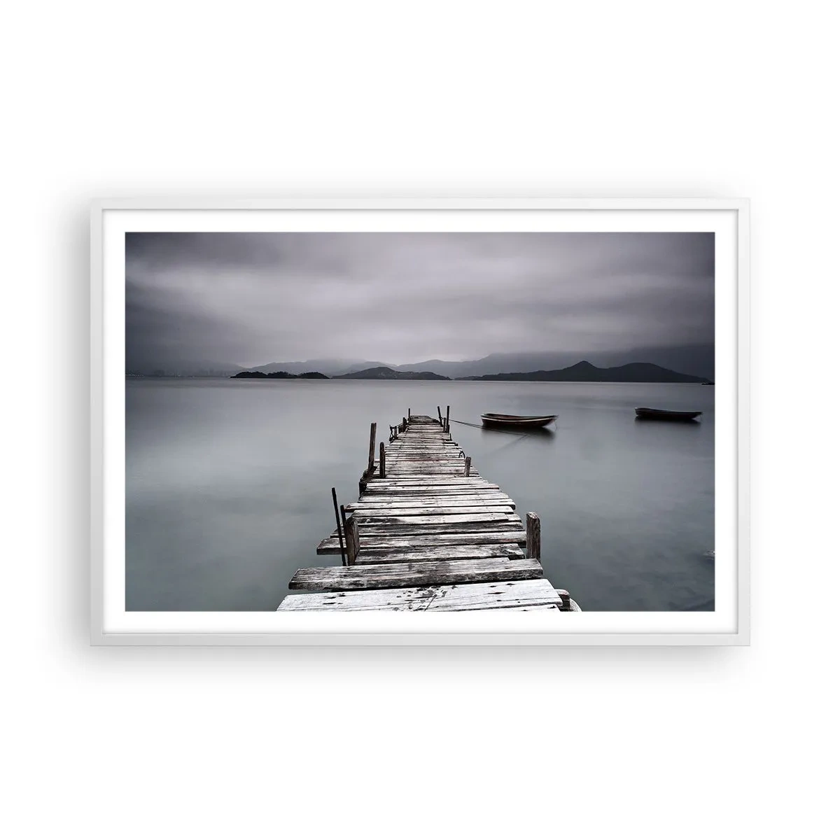 Plakát v bílém rámu - Zítra můžeš vyrazit - 91x61 cm