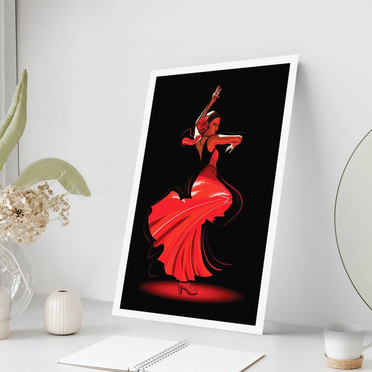 Plakát - Žhavá duše flamenco - 30x40 cm