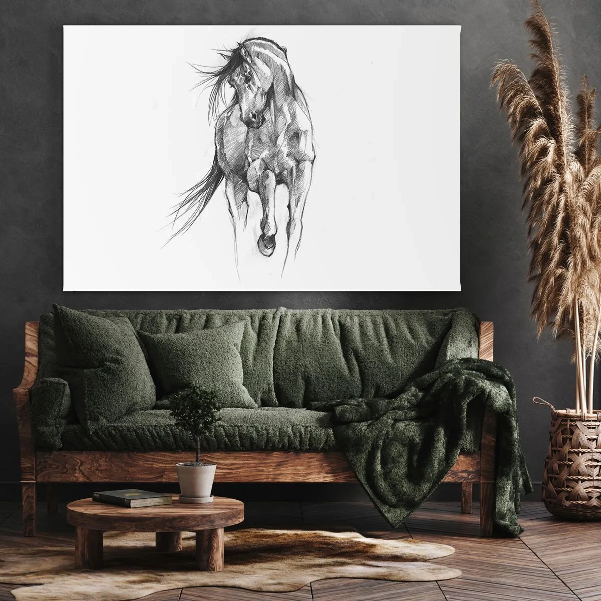 Obraz na plátně - V ladném klusu - 100x70 cm