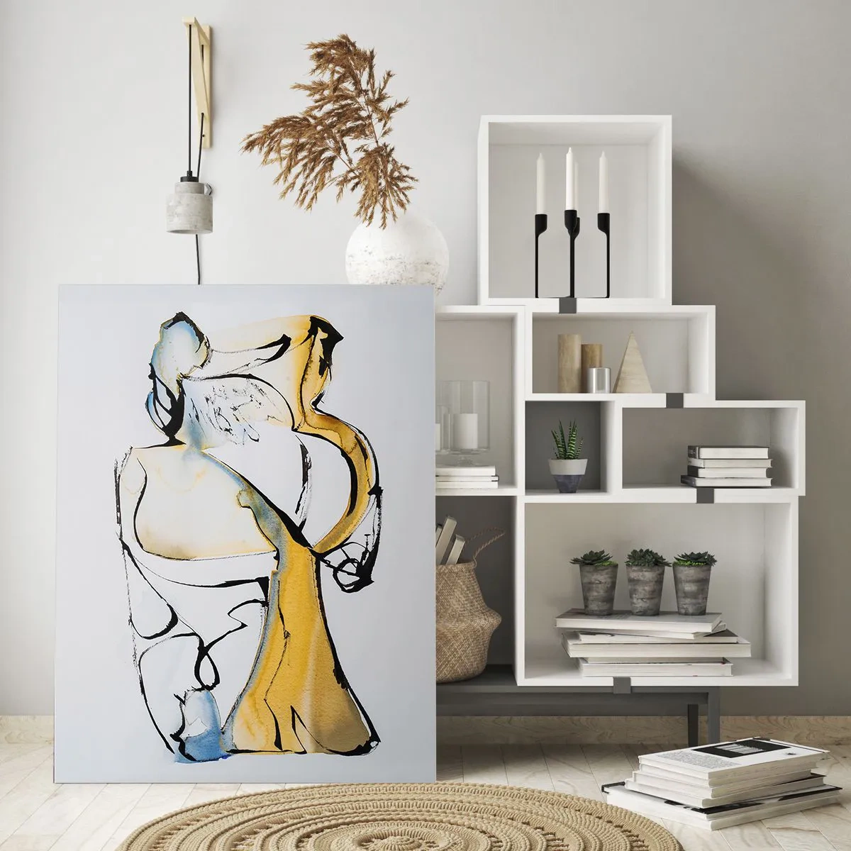 Obraz na skle - Skleněná abstrakce - 50x70 cm