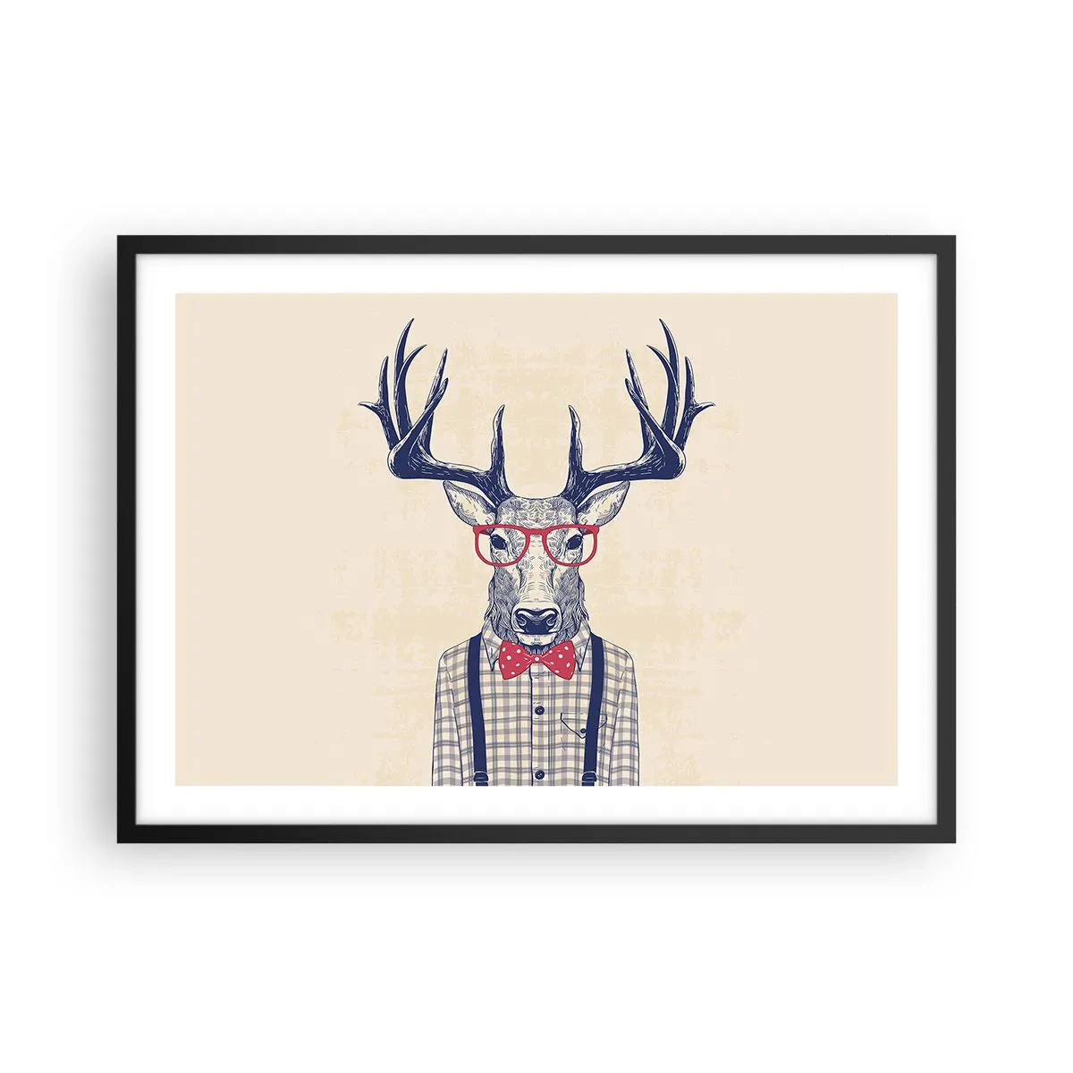 Plakát v černém rámu - Zábavná extravagance - 70x50 cm