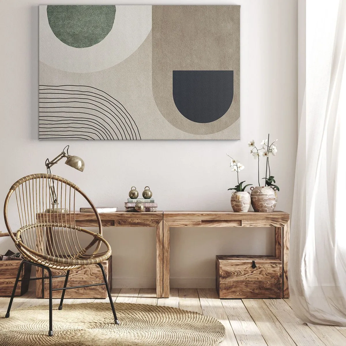 Obraz na plátně - Něžnost oválu - 120x80 cm