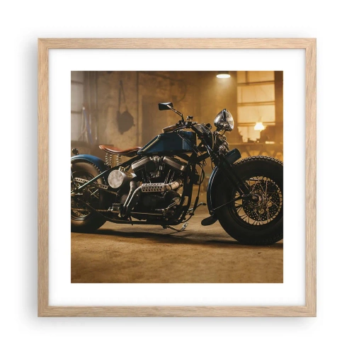 Plakát v rámu světlý dub - Mohu všechno - 40x40 cm