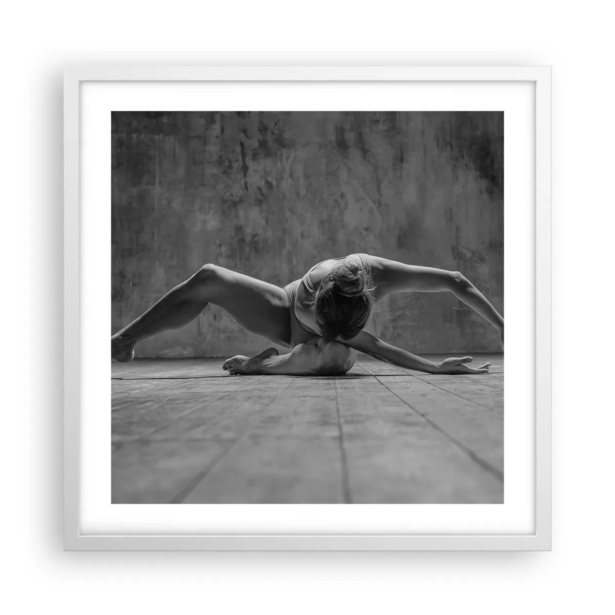 Plakát v bílém rámu - Nalezená symetrie - 50x50 cm