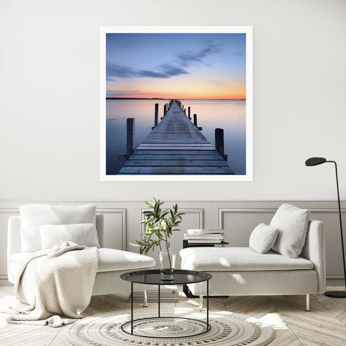 Plakát - Klid příjemného soumraku - 60x60 cm