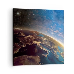 Obraz na plátně - Podívejme se na sebe s odstupem - 50x50 cm