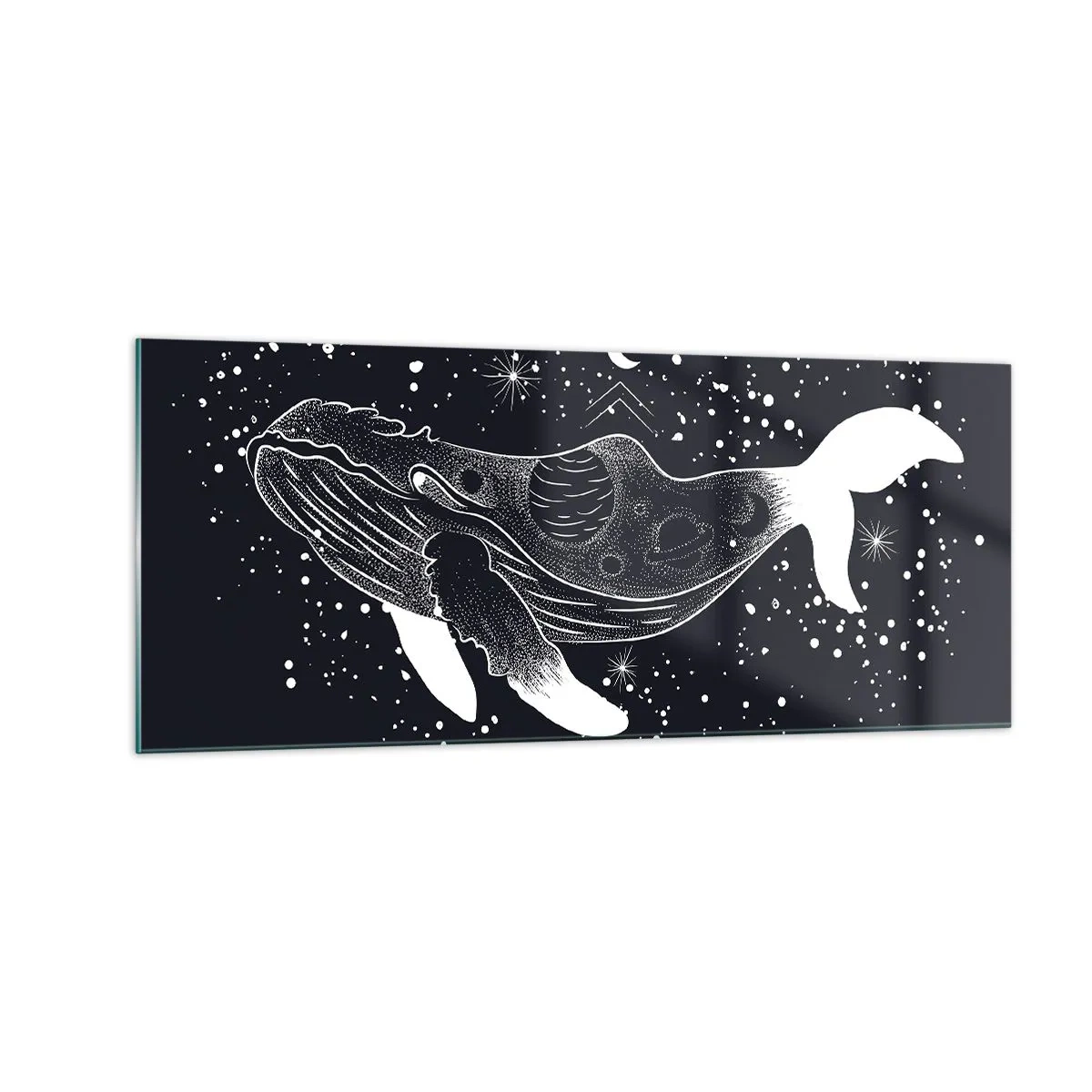 Obraz na skle - V oceánu vesmíru - 100x40 cm
