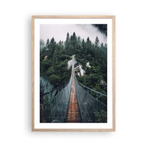 Plakát v rámu světlý dub - Pouze pro orly - 50x70 cm