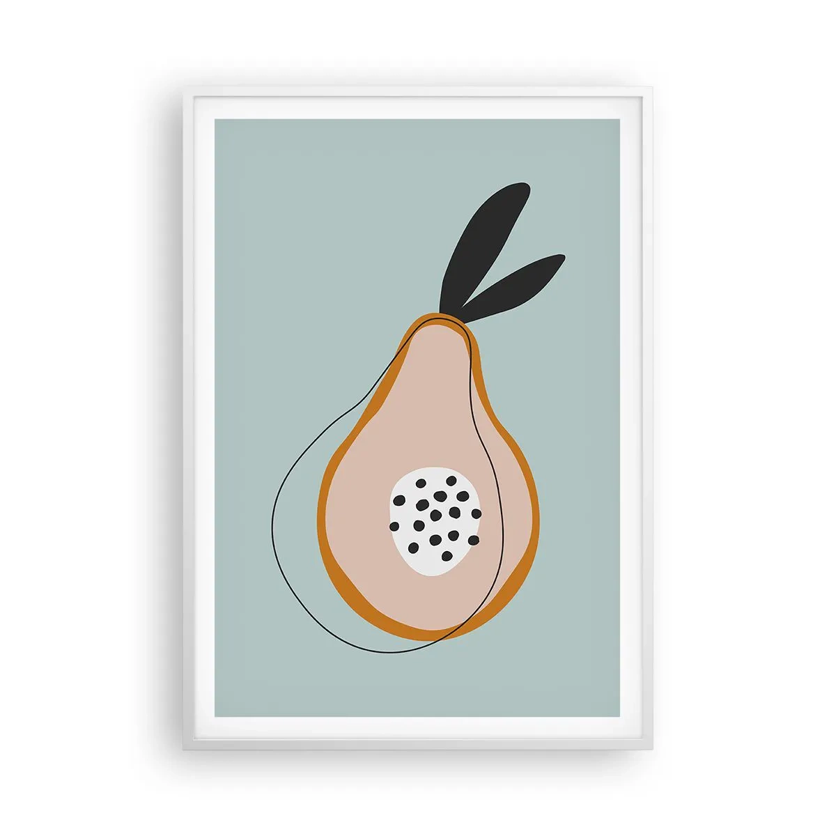 Plakát v bílém rámu - Pronikání do podstaty věcí - 70x100 cm