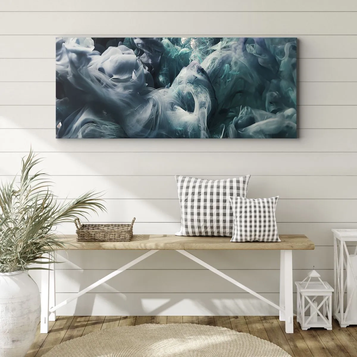 Obraz na plátně - Pohyb barvy - 100x40 cm