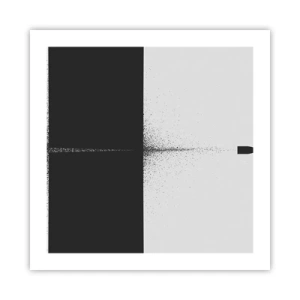 Plakát - Přímo k cílu - 50x50 cm