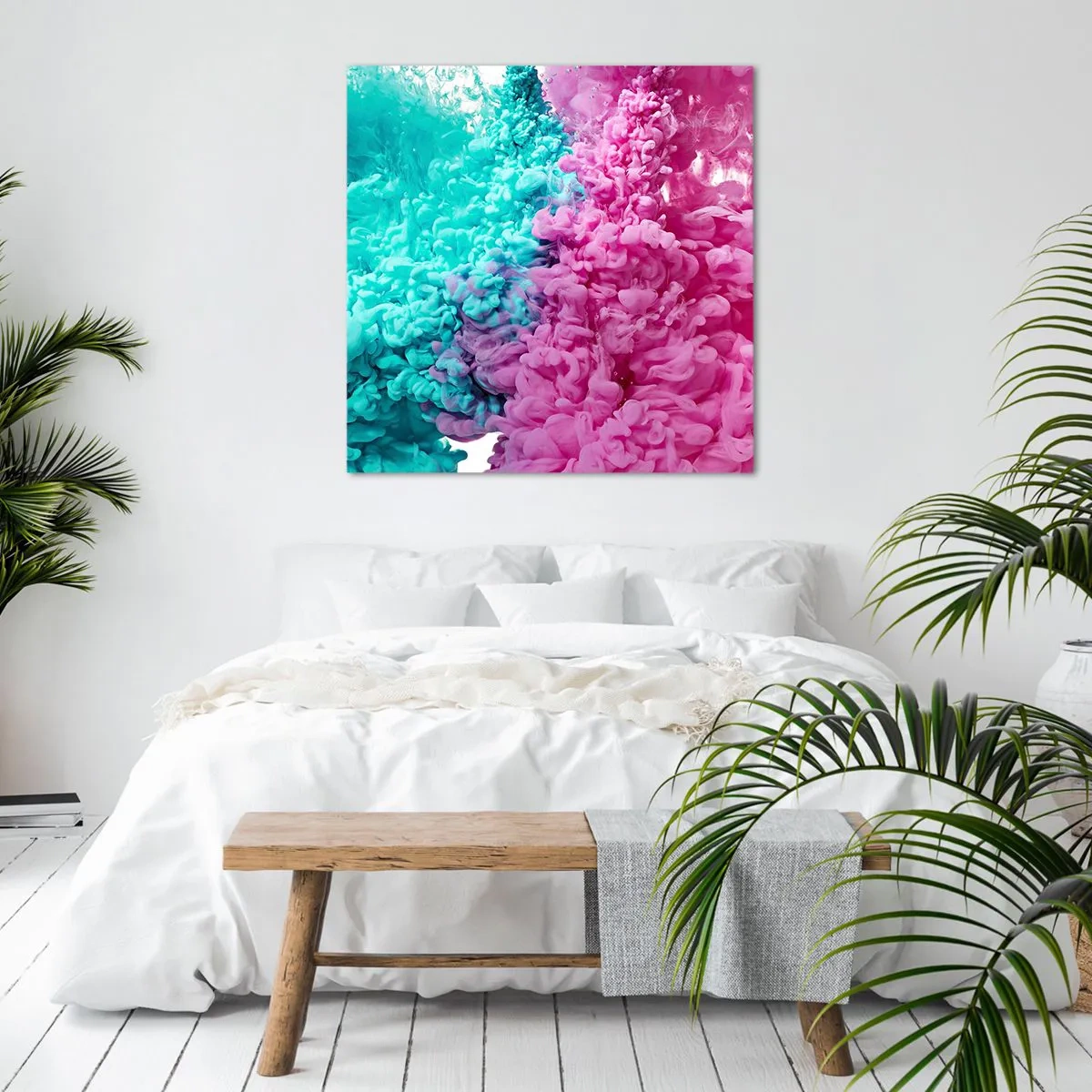 Obraz na plátně - Rozhodující střet - 60x60 cm