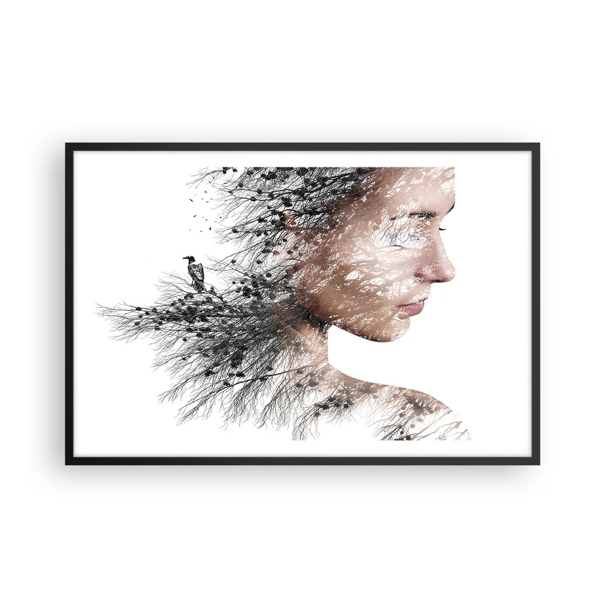 Plakát v černém rámu - Duch lesa - 91x61 cm