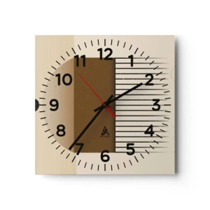 Nástěnné hodiny - Různé stavy - 40x40 cm