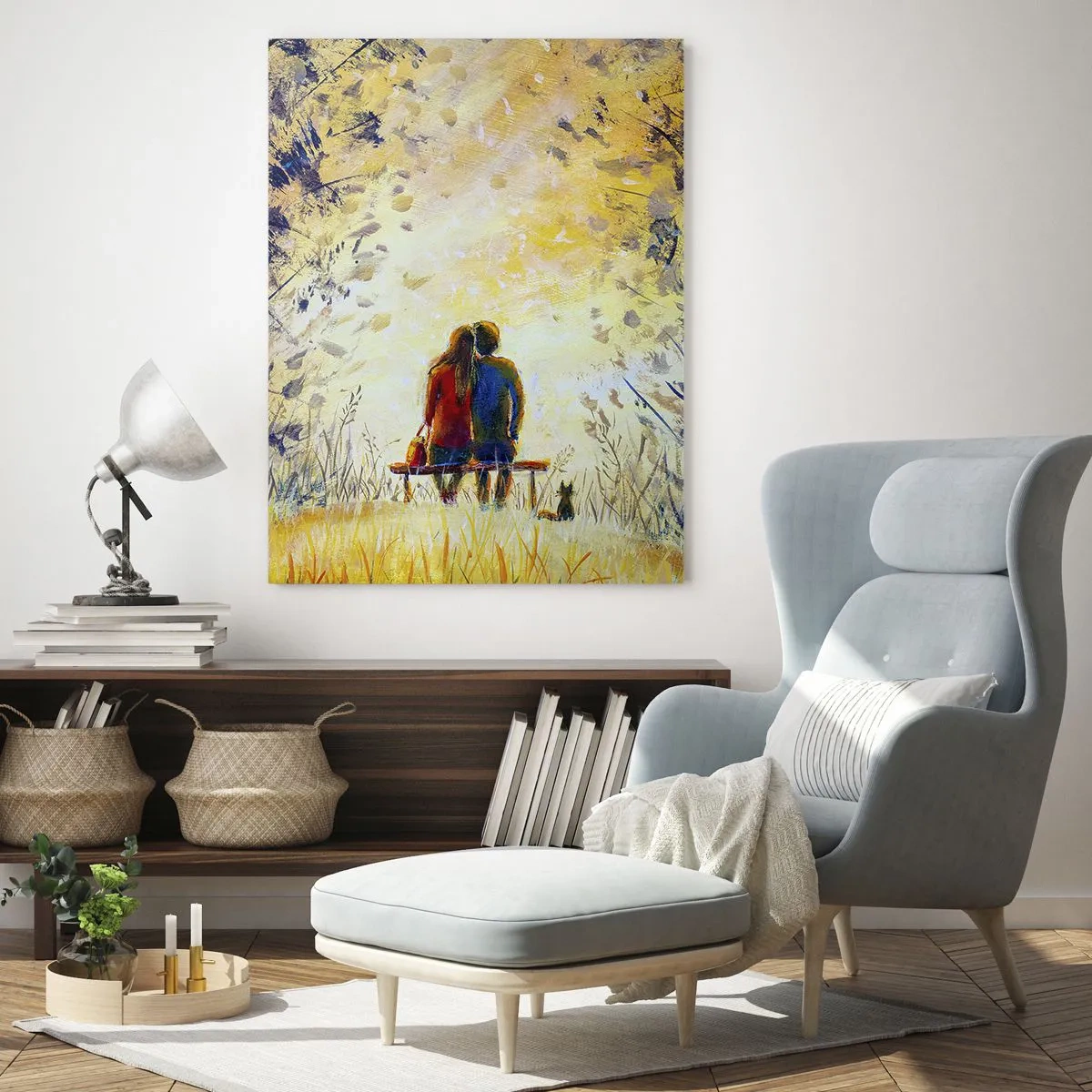 Obraz na skle - Magický okamžik - 50x70 cm