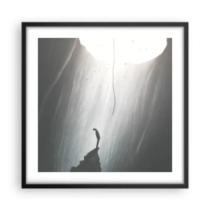 Plakát v černém rámu - Vždycky máte na výběr - 50x50 cm
