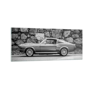 Obraz na skle - Legenda 60. let - 100x40 cm