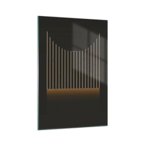 Obraz na skle - Prozkoumat temnotu - 70x100 cm
