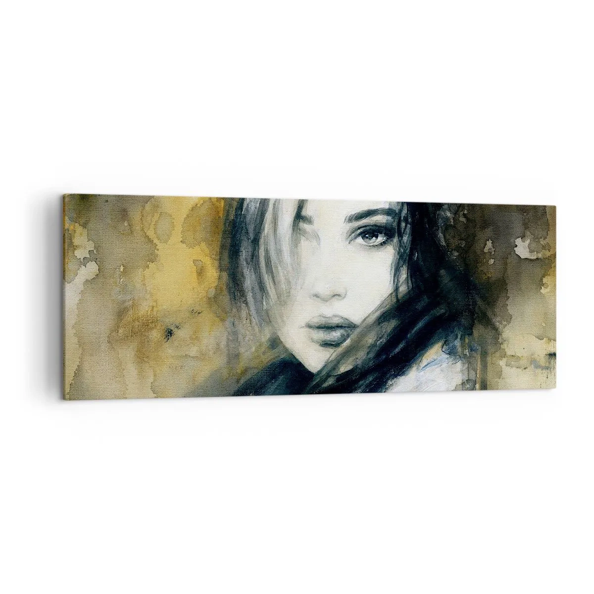 Obraz na plátně - více nevinná nebo smyslná? - 140x50 cm