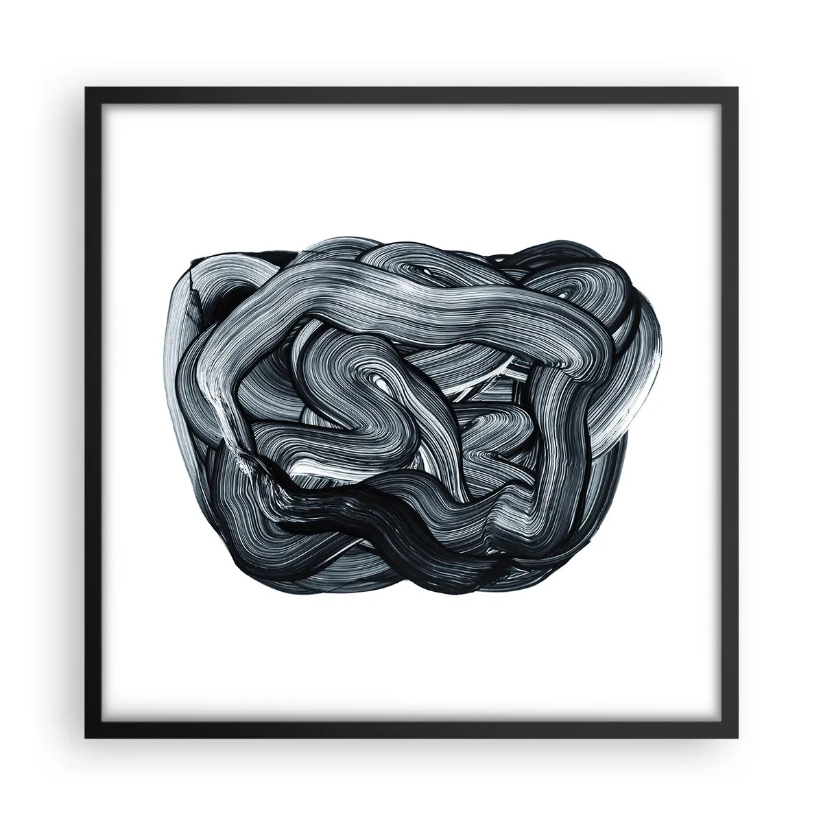 Plakát v černém rámu - Není to tak jednoduché - 50x50 cm