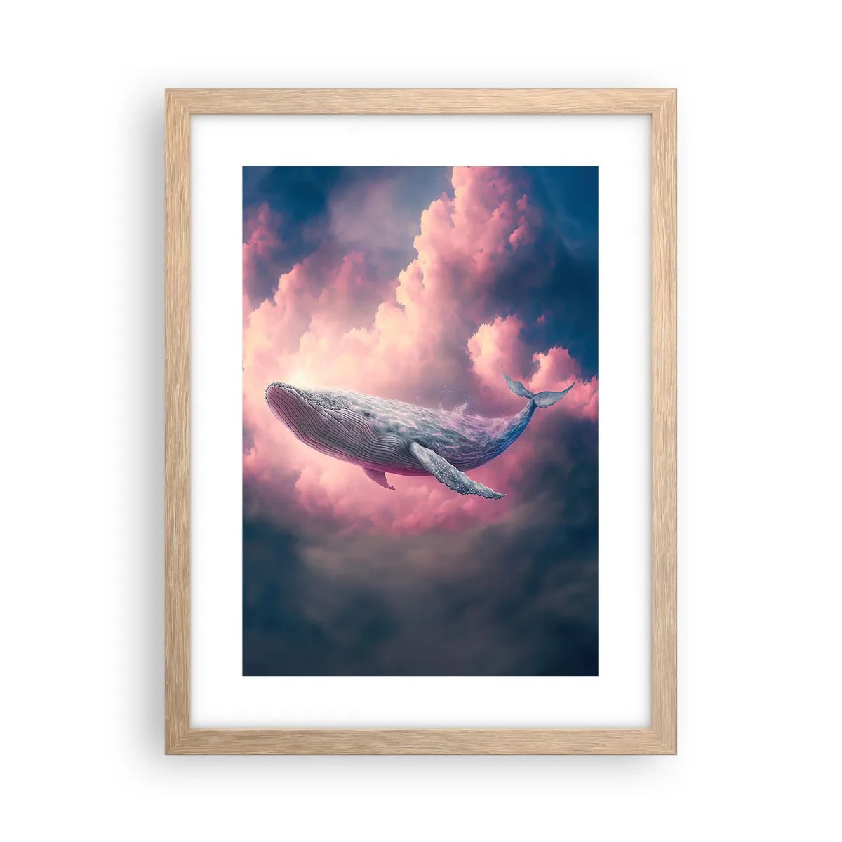 Plakát v rámu světlý dub - Otři si oči - 30x40 cm