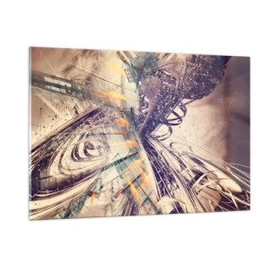 Obraz na skle - Ve velkém spěchu - 120x80 cm